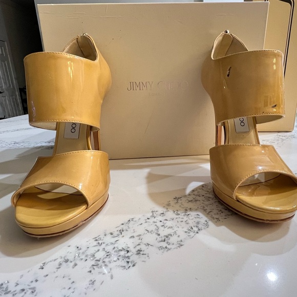 Jimmy Choo, size 37. Nude - Picture 7 of 10